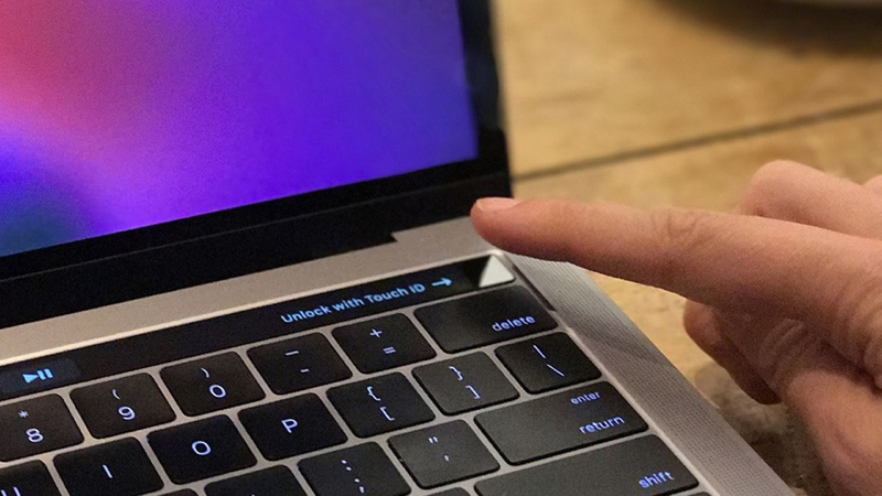 Vị trí của Touch ID trên MacBook
