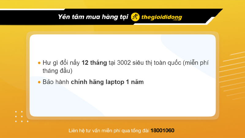 Chính sách bảo hành hấp dẫn