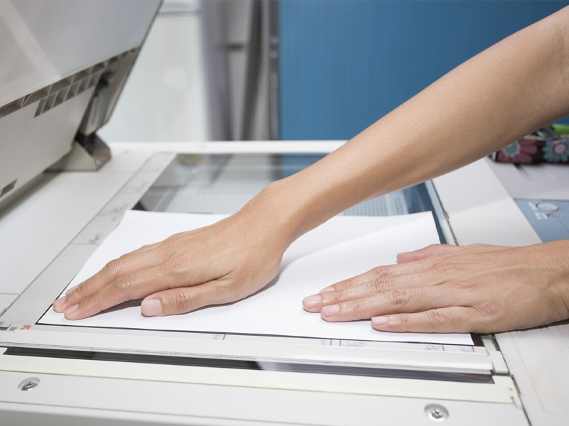 Các máy photocopy đều sử dụng kích cỡ khổ giấy chuẩn trong in ấn