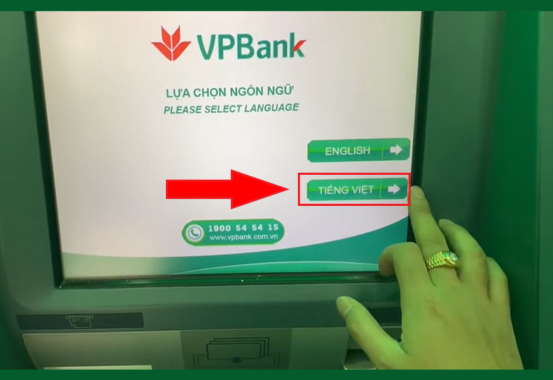 Chọn ngôn ngữ khi sử dụng