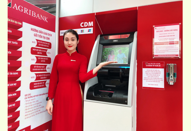 Máy CDM của ngân hàng Agribank