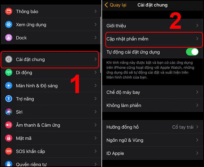 H&atilde;y kiểm tra cập nhật phần mềm thường xuy&ecirc;n