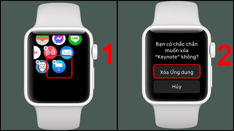 X&oacute;a c&aacute;c ứng dụng thừa để trống bộ nhớ tr&ecirc;n Apple Watch