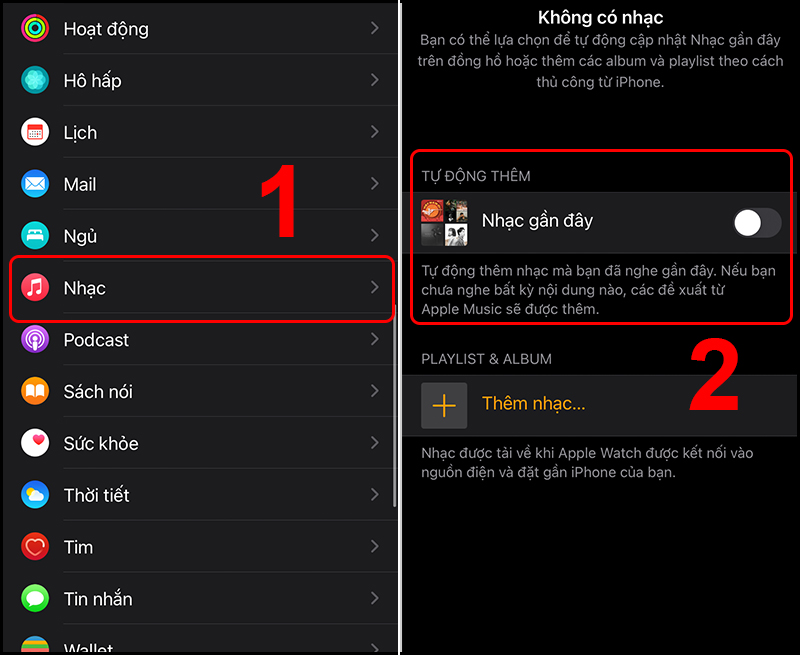Tắt tự động th&ecirc;m nhạc sẽ đồng thời x&oacute;a danh s&aacute;ch ph&aacute;t Apple Music