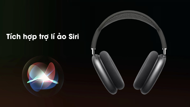 Bạn có thể kích hoạt Siri thông qua AirPods Max