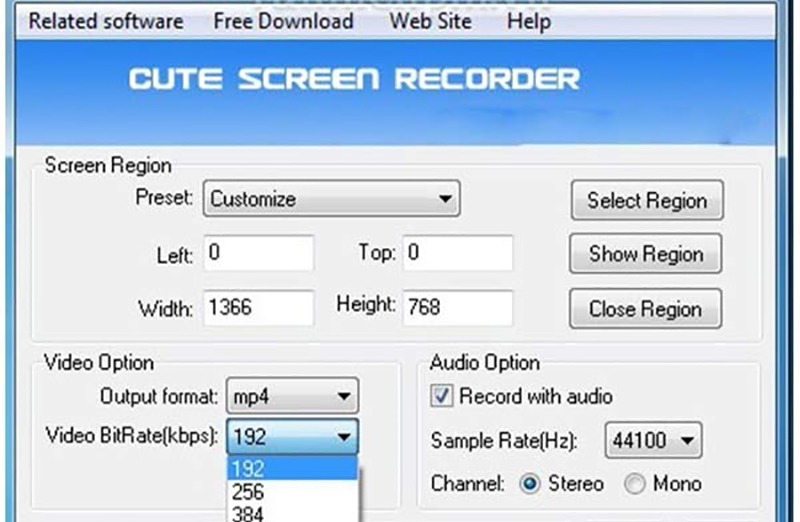 Cute Screen Recorder Free là một công cụ quay màn hình nhẹ, miễn phí