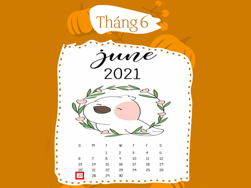 27/6 là ngày thứ 172 trên lịch Gregory