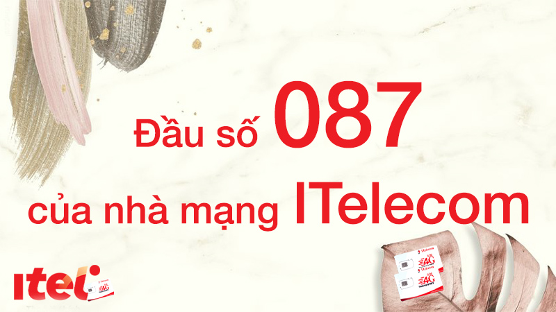 Đầu số 087 của nhà mạng ITelecom