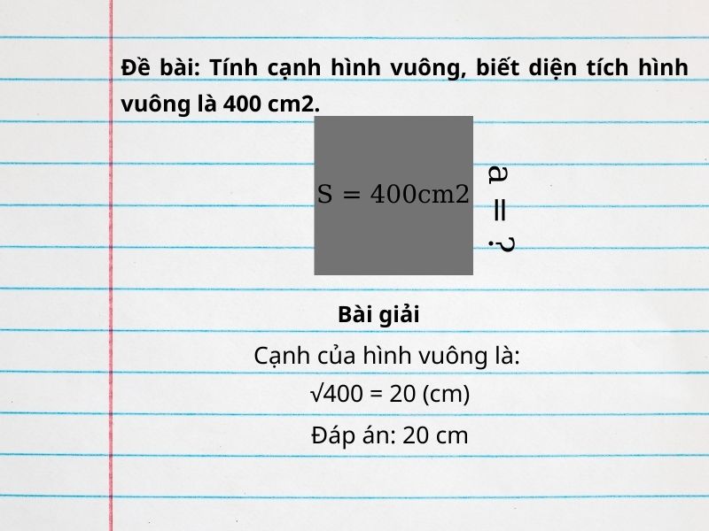 Công thức tính chu vi hình Vuông Cách tính và ví dụ minh họa