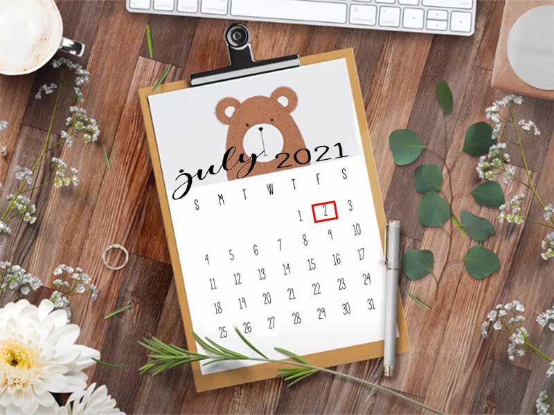 2/7/2021 rơi vào thứ 6