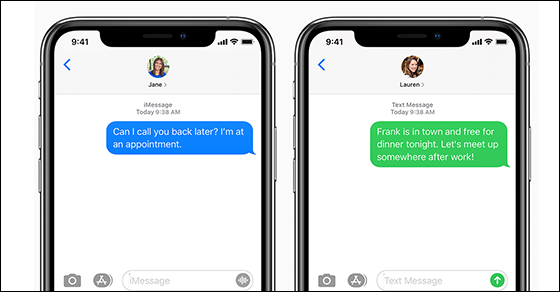 Tại sao tin nhắn trên iPhone lúc có màu xanh lá, lúc lại xanh dương?