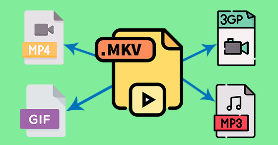 File MKV là gì? Cách mở và chuyển đổi file MKV sang MP4, MP3, 3GP, GIF