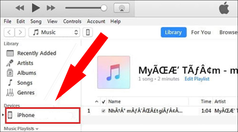 Click v&agrave;o iPhone để xem iPhone tr&ecirc;n iTunes