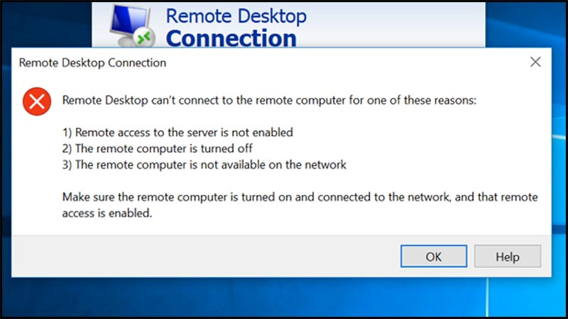 Bạn gặp vấn đề khi sử dụng Remote Desktop trên Windows 10? Đừng lo lắng, hãy xem hình ảnh liên quan để tìm hiểu cách khắc phục lỗi một cách đơn giản và hiệu quả. Không cần gọi đến đội ngũ hỗ trợ, bạn có thể tự giải quyết vấn đề một cách dễ dàng.