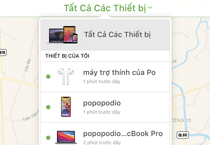 Xoá thiết bị