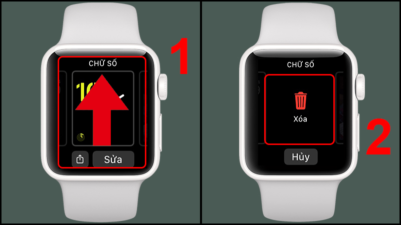 Chỉ cần 2 bước để xóa mặt đồng hồ Apple Watch