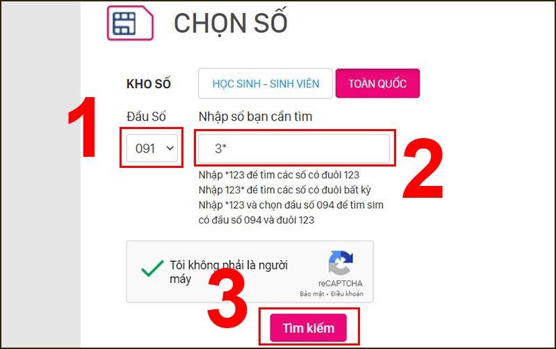 Nhấn Tìm kiếm để tiếp tục