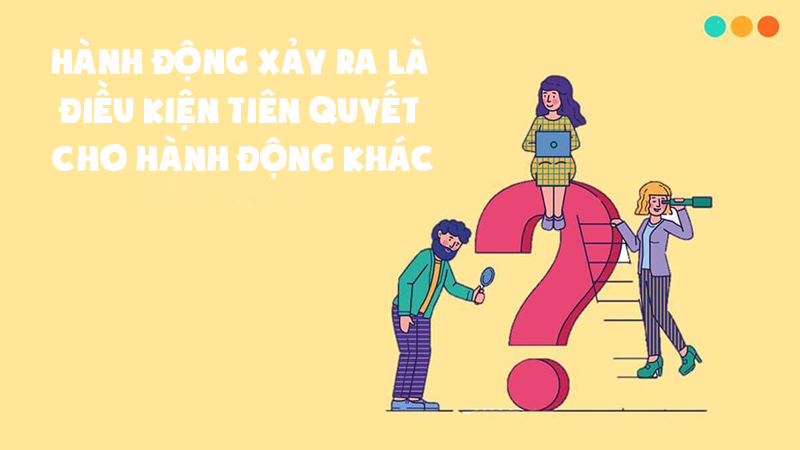 Thì quá khứ hoàn thành diễn tả hành động xảy ra như là điều kiện tiên quyết cho hành động khác