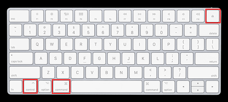 Khởi động lại MacBook khi chuột không hoạt động