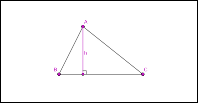 Đường cao trong tam giác thường