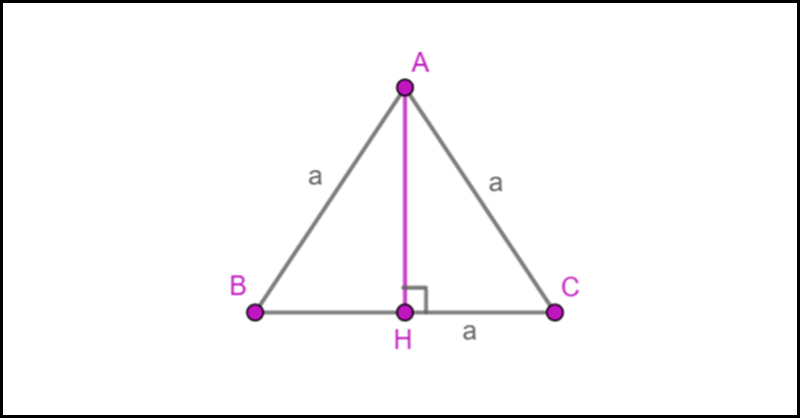 Tam giác đều có 3 cạnh bằng nhau