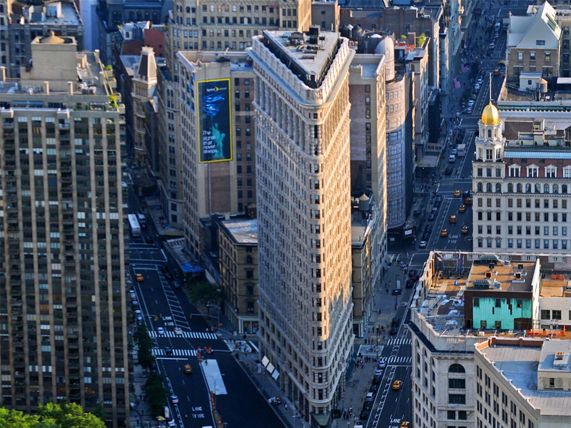 Tòa nhà Flatiron ở thành phố New York