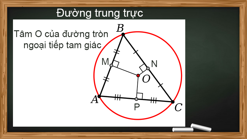 Đường trung trực trong tam giác