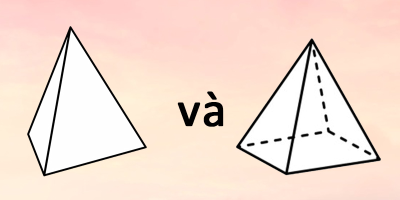 Hình chóp tứ giác đều và hình chóp tam giác đều có gì khác nhau