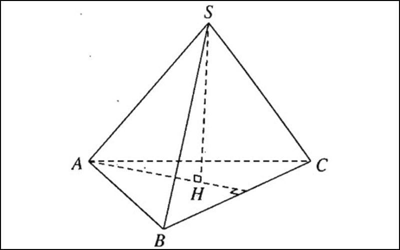 Hình chóp tam giác đều là gì Mặt bên chóp tam giác đều là hình gì