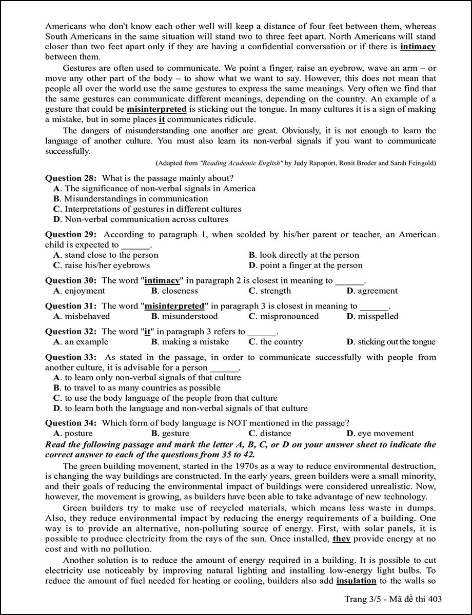 Mã đề 403 - Trang 3