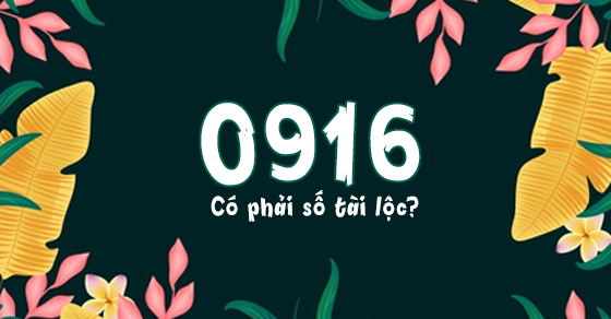 Đầu số 0916 là mạng gì? Ý nghĩa của đầu số 0916? Có phải số may mắn?