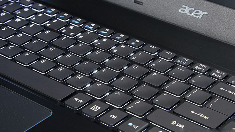  Hầu hết các dòng máy Acer đều được trang bị đèn bàn phím 