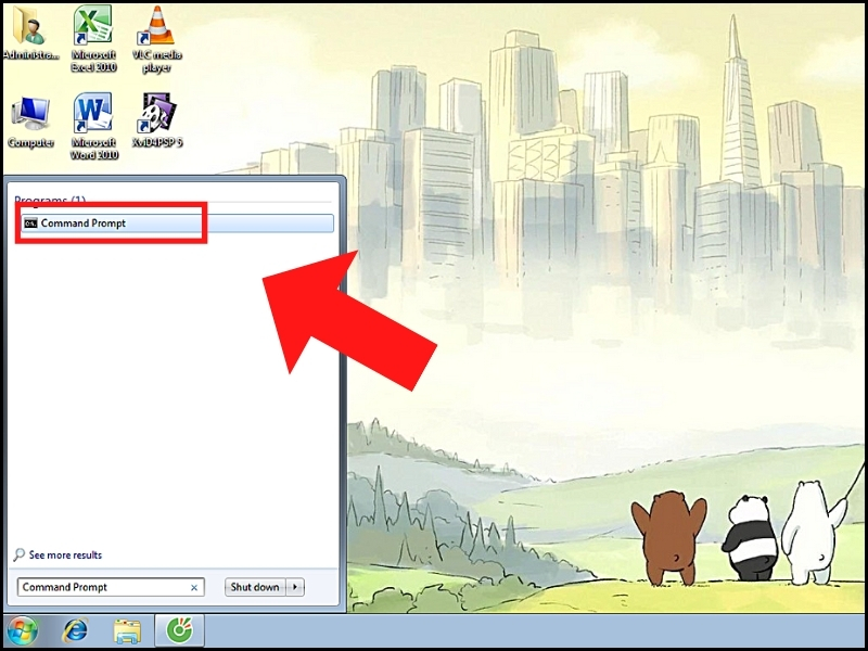 T&igrave;m kiếm Command Prompt