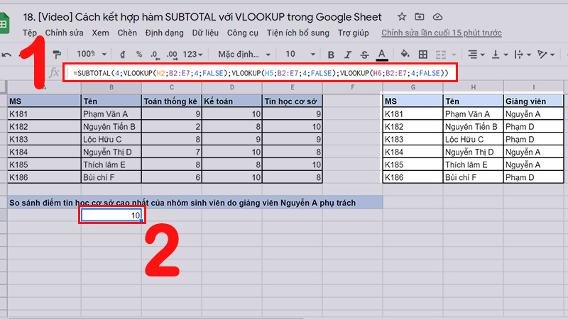 So s&aacute;nh v&agrave; t&igrave;m điểm tin học cơ sở cao nhất