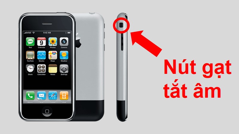 Nút gạt tắt âm này đã xuất hiện từ năm 2007