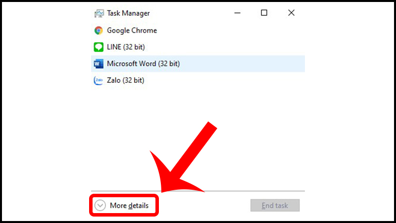 Mở rộng Task Manager