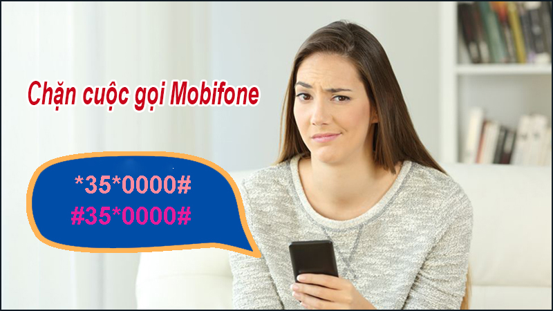 Hãy nhập đúng cú pháp để đăng ký cũng như hủy dịch vụ chặn cuộc gọi đến của MobiFone