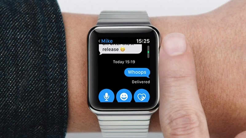 Gửi/nhận iMessages khi Apple Watch được kết nối với mạng WiFi