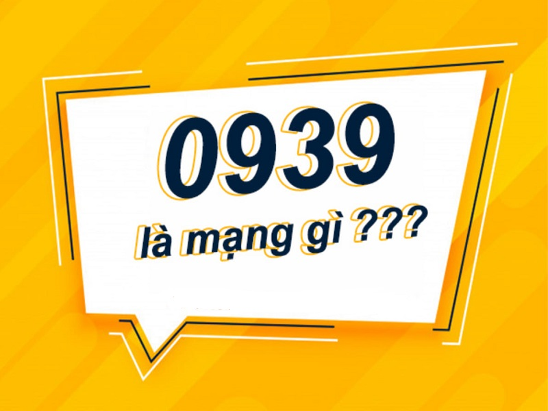 Đầu số 0939 thuộc nhà mạng MobiFone