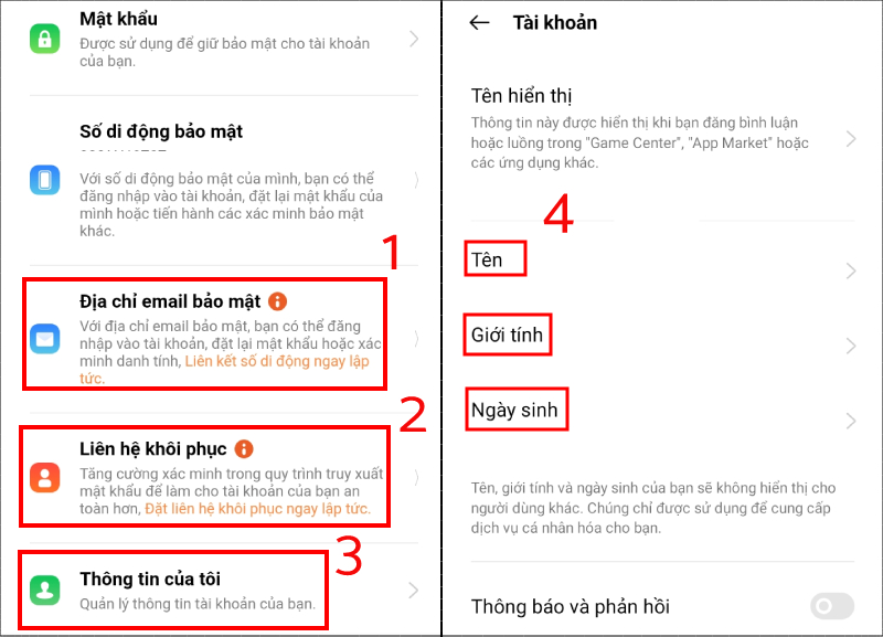 Điền th&ocirc;ng tin để ho&agrave;n tất hồ sơ