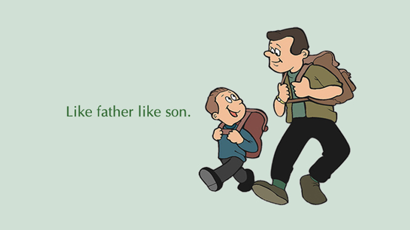Like father, like son - Cha nào con nấy