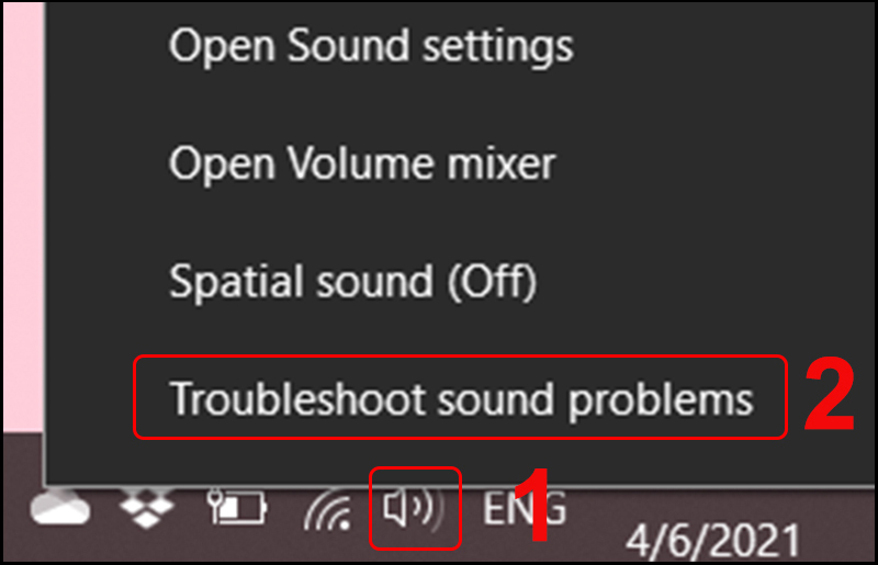 Sửa lỗi microphone máy tính bằng Troubleshoot sound problem