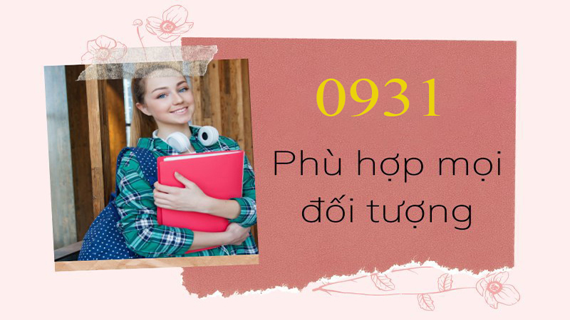 SIM đầu số 0931 phù hợp với mọi đối tượng