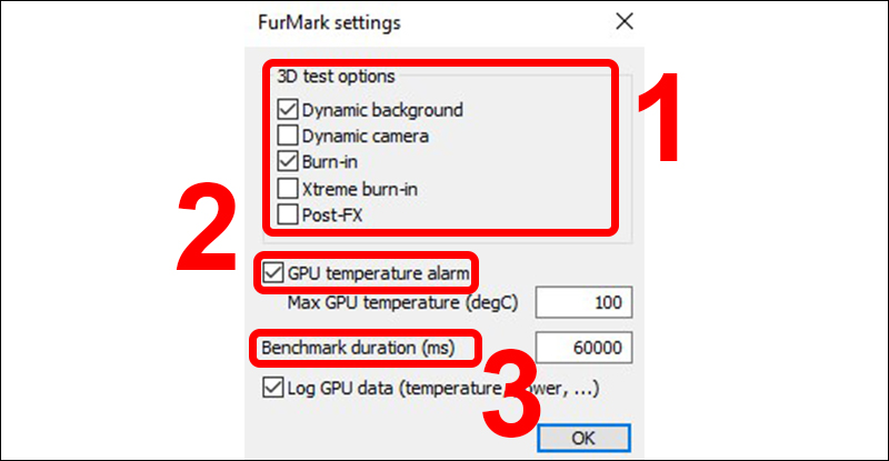 Số thứ tự tương ứng với từng phần liệt k&ecirc;