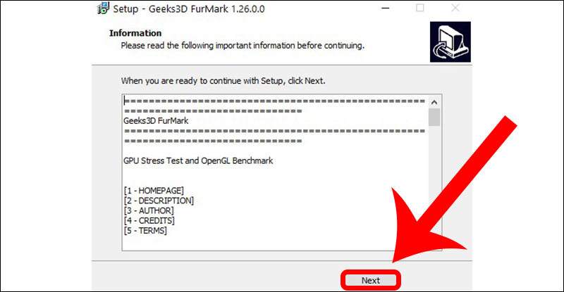 Tiếp tục chọn Next