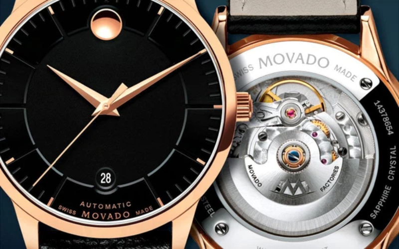 Đồng hồ Movado c&oacute; bộ m&aacute;y với tuổi thọ cao
