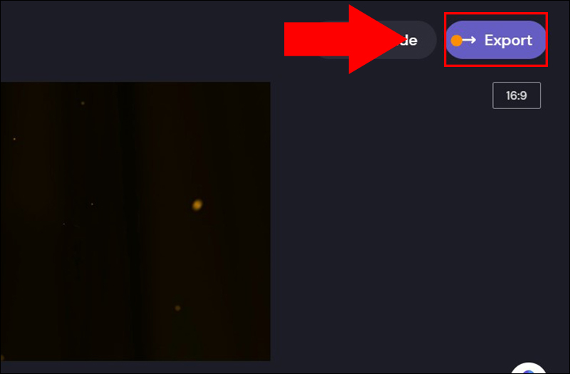 Chọn Export để xuất video