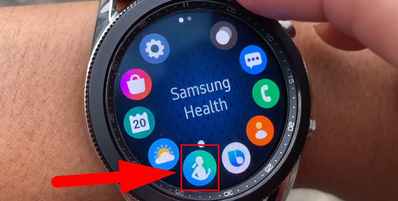 Chọn Samsung Health