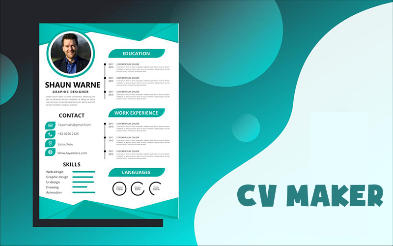 CV Maker hỗ trợ viết CV tiếng Anh