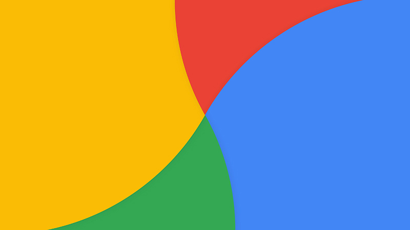 Hình nền màu cầu vòng Google
